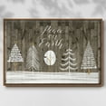 thumbnail image 2 of Wooded White Christmas Collection A - Framed Gallery Wrapped Holiday Canvas - 17 x 25 - Rosewood Frame, 2 of 8