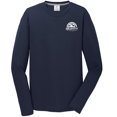 thumbnail image 1 of Gravity Outdoor Co. Chemise à Manches Longues Performance - Bleu Marine Foncé - Logo Blanc - P, 1 of 2