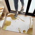 thumbnail image 2 of Gold Splash Marble Pattern Door Rugs,Washable Non Slip Door Mats Indoor,Decorative Door Mats,Entry Mat Indoor for Entrance,Bedroom,Kitchen,Bathroom,20"x32", 2 of 6