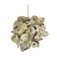 thumbnail image 5 of Things2Die4 Set of 2 Coastal Hanging Decor: 9-inch Oyster Shell Sphere Ornament, 5 of 6