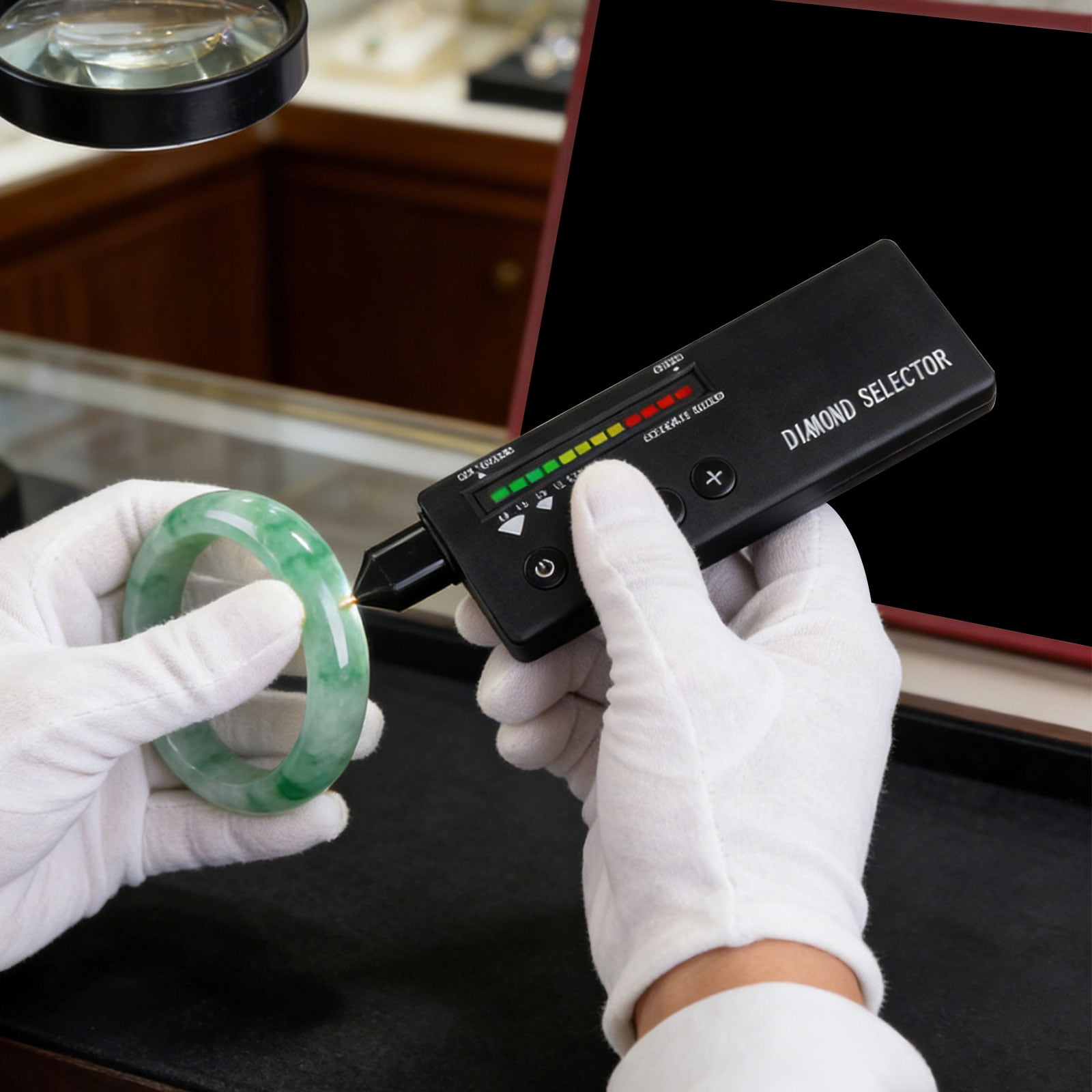 Moissanites Gemstones Detector Portable Jewelry Tester Delivering Accurate Hardness Result for Various Gemstones