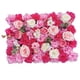 thumbnail image 3 of Fondo de panel artificial, panel floral, panel de flores rosas, telón de fondo para boda rosa rojo rosa, 3 of 9