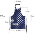 thumbnail image 1 of Star Apron With Pockets Adjustable Cooking Apron Kitchen Apron Bib Apron Bbq Women's Apron, 1 of 4