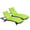 Bright Green, variant on Chenoa Outdoor Brown Wicker Adjustable Chaise Lounge with Bright Green Cushion (Set of 2)