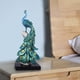 thumbnail image 5 of Estatua de Pavo Real Zulema Azul S, 5 of 8