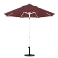thumbnail image 1 of California Umbrella GSCU908302-F93 Golden State Série Patio Parapluie, Rouge/blanc, 1 of 1