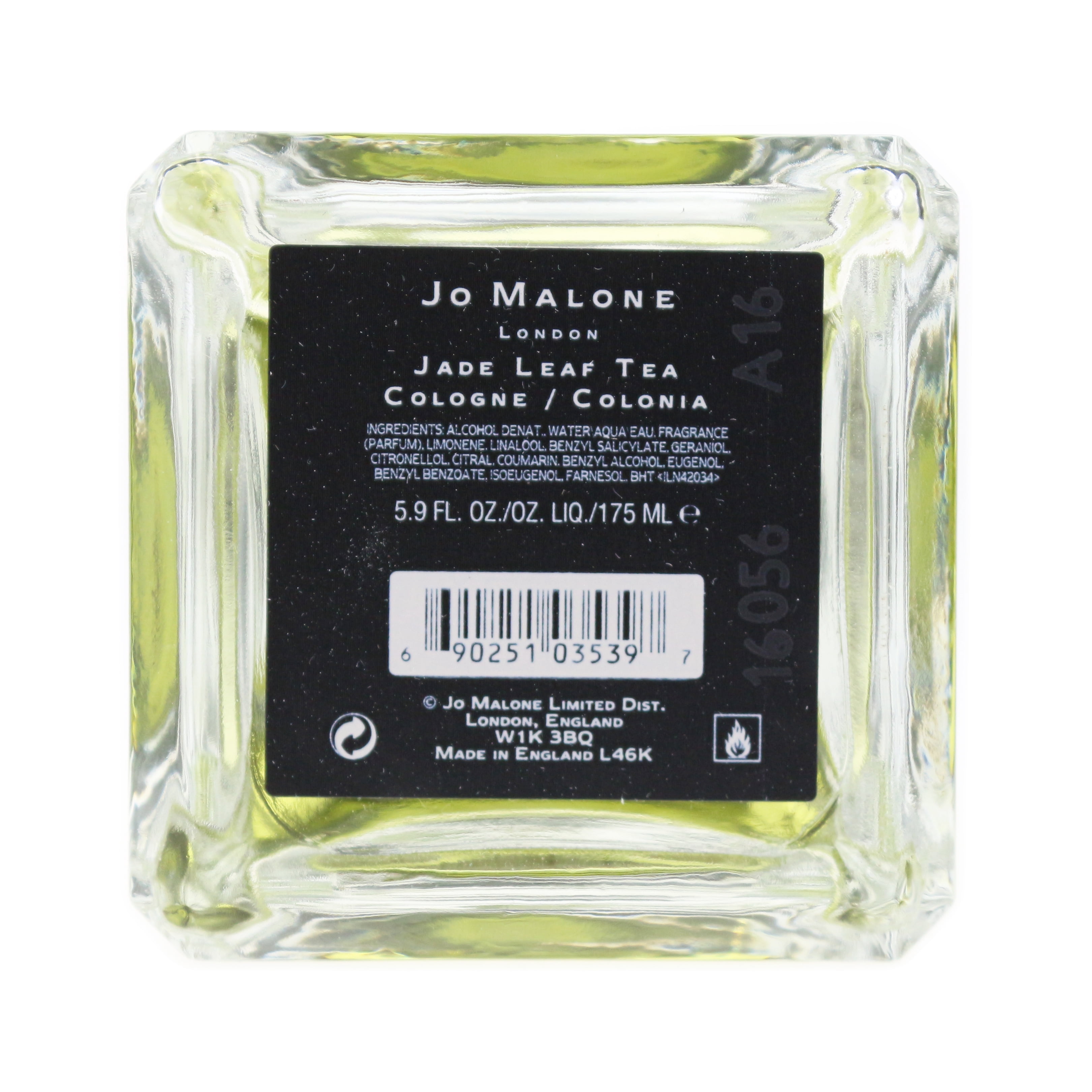 ジョーマロン　ジェイド　リーフ　ティー Jo Malone Jade Leaf Tea Cologne Spray 5.9 oz / 175 ml - Walmart.com