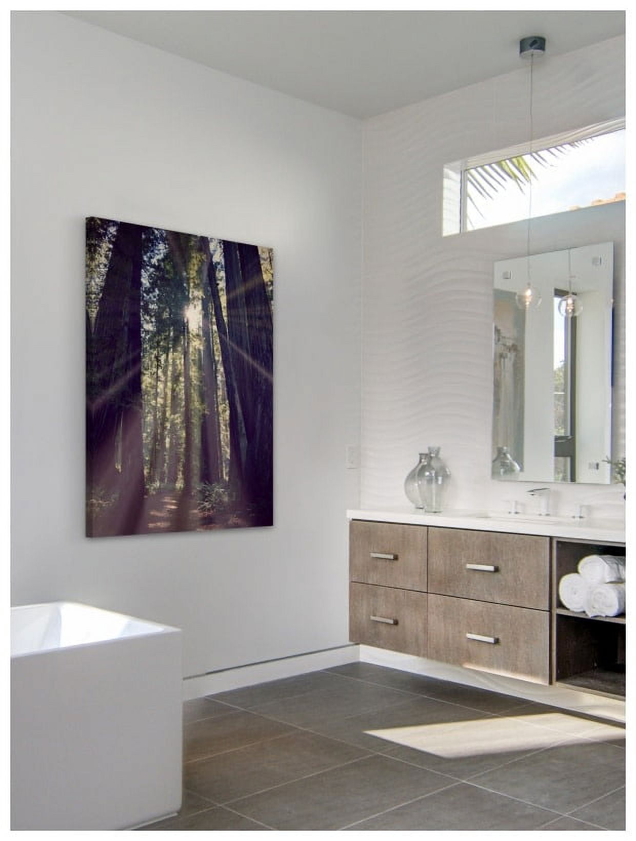 Marmont Hill "Redwoods Hike" by Robert Dickinson Painting Print on Canvas