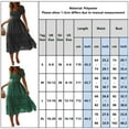 thumbnail image 4 of DYMADE Women Boho Floral Print Summer Short Sleeve Midi Dress, 4 of 4