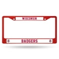 thumbnail image 1 of Wisconsin Badgers Cadre Chromé Rouge, 1 of 1