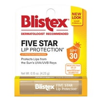 Blistex Five Star Lip Protection SPF 30 0.15 oz (Pack of 6)