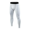 Mens Compression Pants Long Pants Base Layers Tights Athletic Apparel -white