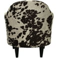 thumbnail image 4 of Fox Hill Trading Julian Mid-Century Accent Chair, Brown Cowhide, 4 of 6