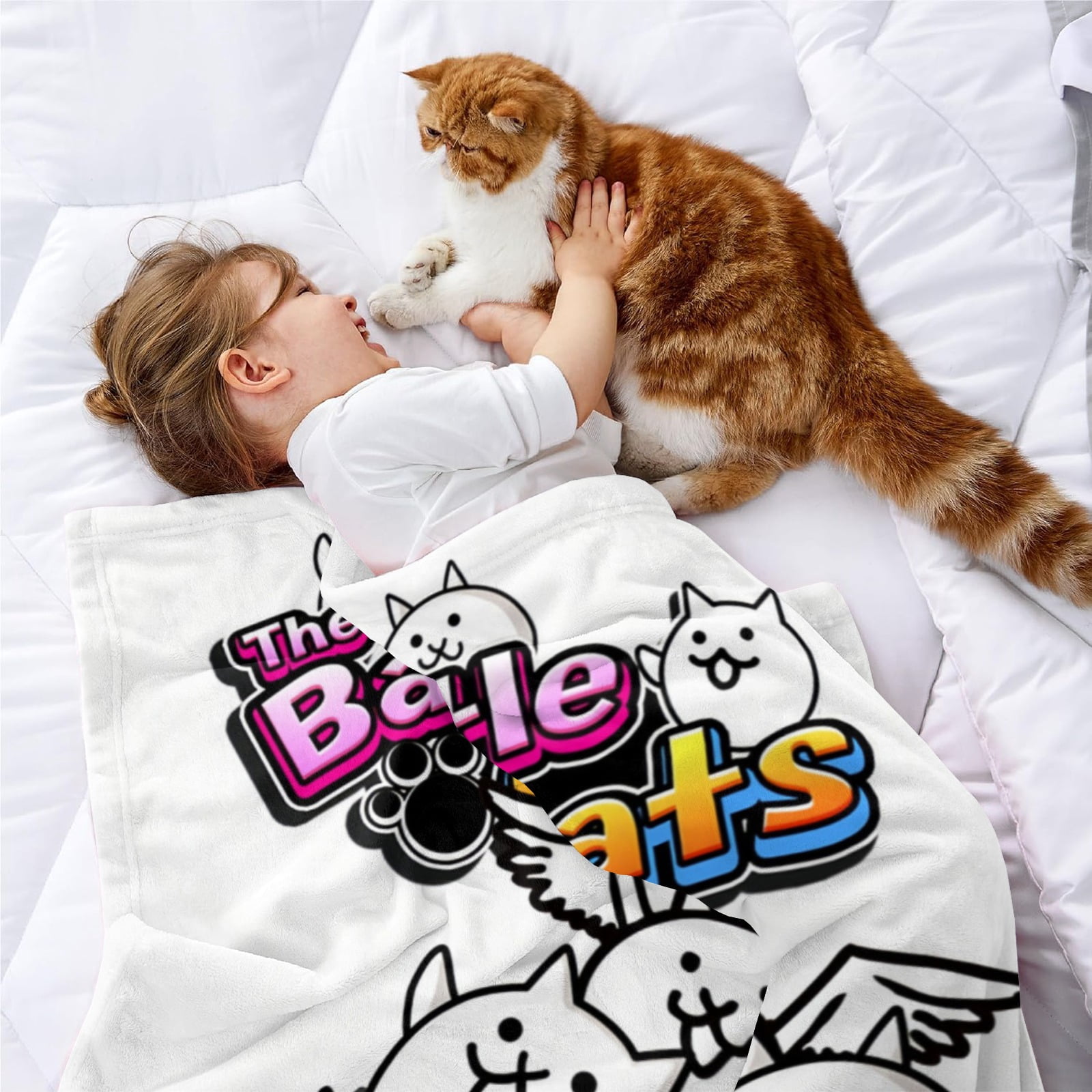 the battle cats Throw Blanket Gifts for Fans Lover Girls Boys Women Present Hoodie Him Bed 30"x40"
