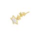 thumbnail image 2 of Arete Estrellas Zirconias En Oro De 10 K Joyería M De León Arete Estrella Zirconias, 2 of 3