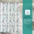 thumbnail image 4 of REGALWOVEN Bohemian Print Shower Curtain Sets, Waterproof Bath Curtain with 12 Hooks, Nature-Inspired Bathroom Decor Grey 71"W x 71"L, 4 of 7