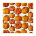 thumbnail image 4 of BANET Thanksgiving Day Square Tablecloth,autumn pumpkin harvest illustration,Stain Wrinkle Resistant Reusable Washable Print Square tablecloths,for festival celebrate Events Decor,yellow orange white, 4 of 8
