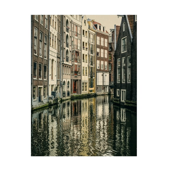 Canvas Wall Art - Andrej Nihil 'Twin Cities' Wall Art for Living Room, Bedroom, or Office D?cor by Trademark Fine Art - 14 x 19 Inches