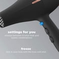 thumbnail image 5 of INFINITIPRO BY CONAIR Hair Dryer with Diffuser | AC Motor Pro Hair Dryer with Ceramic Technology | Includes Diffuser and Concentrator | Black | Packaging May Vary, 5 of 5