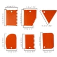thumbnail image 3 of 6 Pcs/Set Cake Scraper Edge Decorating Cutters Set Comb & Icing Smoother for Bread Dough Fondant Tool, 3 of 7