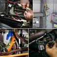 thumbnail image 2 of 60 conectores de terminales de cable de empalme rápido para kit combinado, aislados de 22-10 para conectores en T AWG, 2 of 7