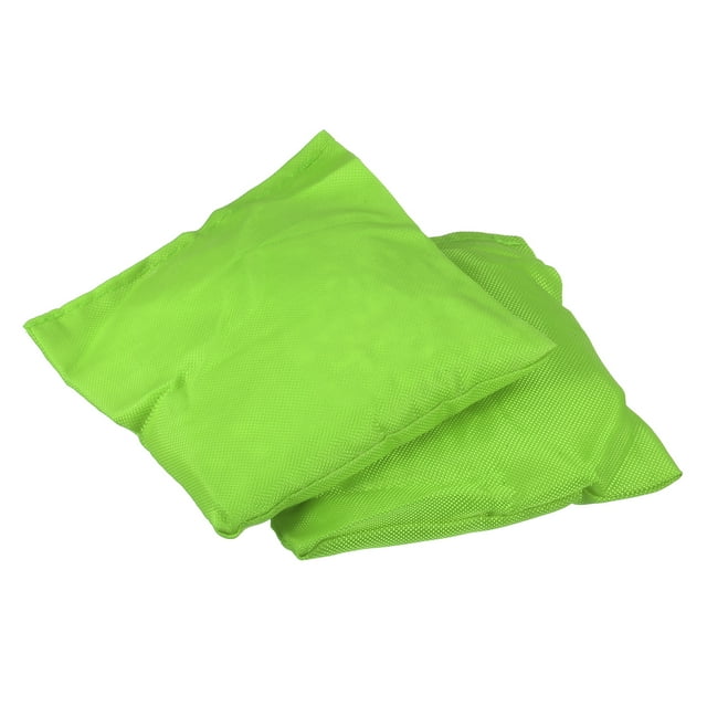 Unique Bargains Poufs à Trous de Maïs en Tissu Canevas, 2 Pcs (Vert)