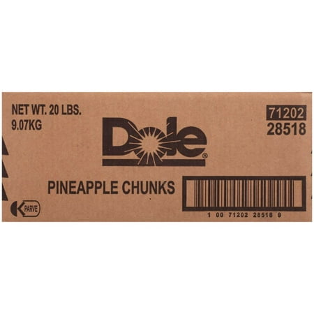 Dole Individual Quick Frozen Chunk Pineapple 20 Pound – 1 each.