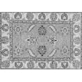 thumbnail image 1 of Ahgly Company Indoor Rectangle Abstract Gray Modern Area Rugs, 2' x 4', 1 of 4