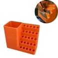 thumbnail image 4 of "Orange CNC Drill Bit Organizer With Cup Holder 4 Size Options Plastic Storage Rack For Drill Bits & Tools Ideal For Workshop & Garage Organization", 4 of 4