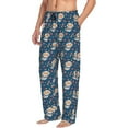 thumbnail image 2 of Xecao Space Puppy Men's Straight Lounge Pajama Pants: The Ultimate in Comfortable Sleepwear, 2 of 9