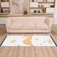 thumbnail image 2 of Yayeee Runner Rug for Bedroom 2'x6' Machine Washable Hallway Non Slip Mat, White Seahorse, 2 of 8