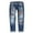 Dark Blue, variant on Vedolay Casual Pants Women 2023 Women Mid Waisted Denim Jeans Stretch Button Straight Pants Grey,L