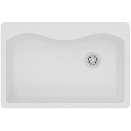 Elkay Elgs3322r Harmony 33 Single Basin Granite Composite Kitchen Sink For Drop In Installations With 5 Pre Scored Faucet Holes Elkay Elgs3322r Harmony 33 Single Basin Granite Composite Kitchen Sink For Drop In Installations With 5 Pre Scored Faucet Holes