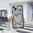 thumbnail image 1 of Samsung A14 A13 A04 A12 A03S A02S A53 A73 A33 A23 A52 A51 A71 A72 A32 A22 A50 A50S A30S A02 A21S S22 Funda Transparente De Amor De Dibujos Animados Suave TPU Lente Protección Cubierta Trasera, 1 of 4