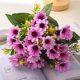 thumbnail image 6 of SLYNSHome Pink Artificial Flowers Faux Silk Flower with Stems for DIY Wedding Centerpieces Floral Arrangements Vase Fillers Home Decorations, 6 of 7