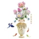 thumbnail image 1 of Pegatina de pared,Estilo chino de la decoración de la pared Pegatina DIY Obra de arte,Vinilos Decorativos Flor Mural Creativo Elegante,Art Decal Porch Wallpaper Sala de estar Estilo A, 1 of 9