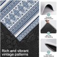 thumbnail image 3 of Blue and White Geometric Striped Pattern Kitchen Rugs Sets Of 3,Kitchen Runner Rugs Non Skid Washable,Decorative Kitchen Floor Mats for Kitchen,Sink,Laundry,17"x30"+ 17"x47" + 17"x59", 3 of 6
