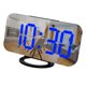 thumbnail image 1 of Despertador digital electrónico con doble USB, función de repetición, luces LE muestran temperatura, fecha para decoración +Azul Sunnimix Despertador digital, 1 of 8