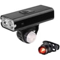 thumbnail image 1 of Bike Lights Front and Back Rechargeable Waterproof USB Bicycle Light, 4000 Lumen XMLT6 LED Cycling Lights Bike Headlight and Tail Light Set with 6 Modes Fits All Mountain & Road Bike, 1 of 8