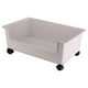 thumbnail image 5 of Caja de archivo grande, organizador de almacenamiento de ropa, con ruedas, decorativa para escritorio grande S blanco, 5 of 9