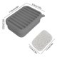 thumbnail image 3 of Jabonera de Silicona con Tapa, Autodrenante, para Baño y Cocina - Recipiente Antideslizante para Jabón En Barra con Tapa, Estuche de Viaje de Secado Rápido para Ducha, Camping y Caravana - 1 Unidad, 3 of 6