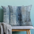 thumbnail image 2 of Navy Blue Grey Pillow Covers 18x18 Set of 2, Gray White Modern Abstract Art Painting Throw Pillows for Couch, Blue Throw Pillowcase Square Cushion Cover Gift for Couch Sofa Bed, 2 of 6