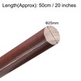 thumbnail image 2 of Varilla redonda de plástico, diámetro de 1", longitud de 20", barra redonda de baquelita marrón, varilla de plástico de ingeniería, 2 piezas, 2 of 5