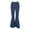 Navy(New), variant on Women's Fashion Print Basic Loose Tight Wrap Hip Micro Flare Pants Comfortable Yoga Pants