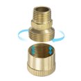 thumbnail image 5 of Unique Bargains M8x1 Male Thread 1.5ml Brass Grease Oil Cup Cap 2Pack, 5 of 5
