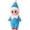 Blue, variant on 6PCS Christmas Plush Elf Doll, Christmas Novelty Toys Elf Doll Accessories Christmas Stocking Stuffer for Christmas Holiday New Year Decoration Gift