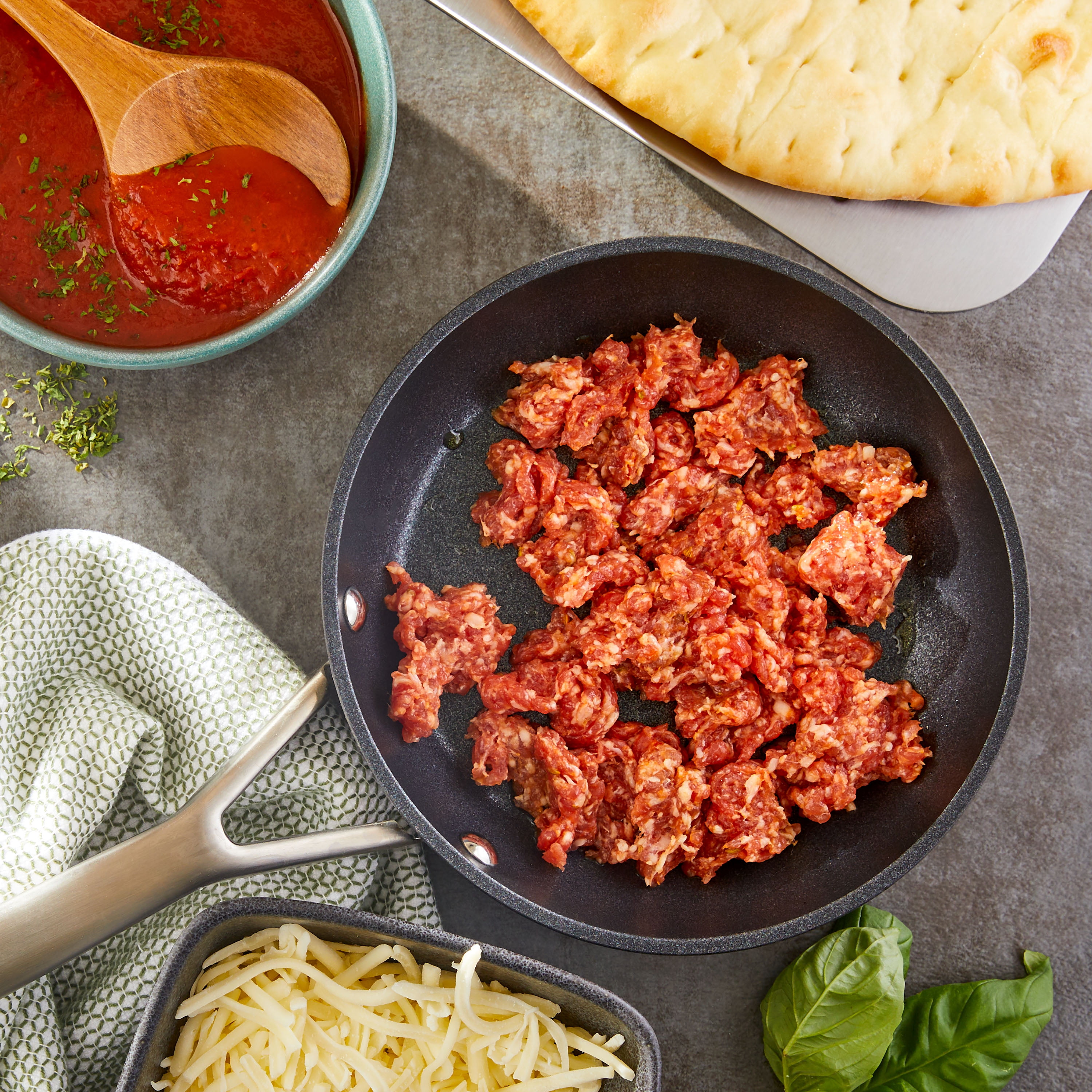Marketside Mild Ground Italian Sausage, Pork, 1 lb (Fresh)
