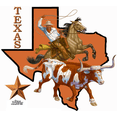 thumbnail image 3 of CafePress - Texas Cowboy & Longhorn White T Shirt - Men's Classic Cotton T-Shirts, 3 of 3