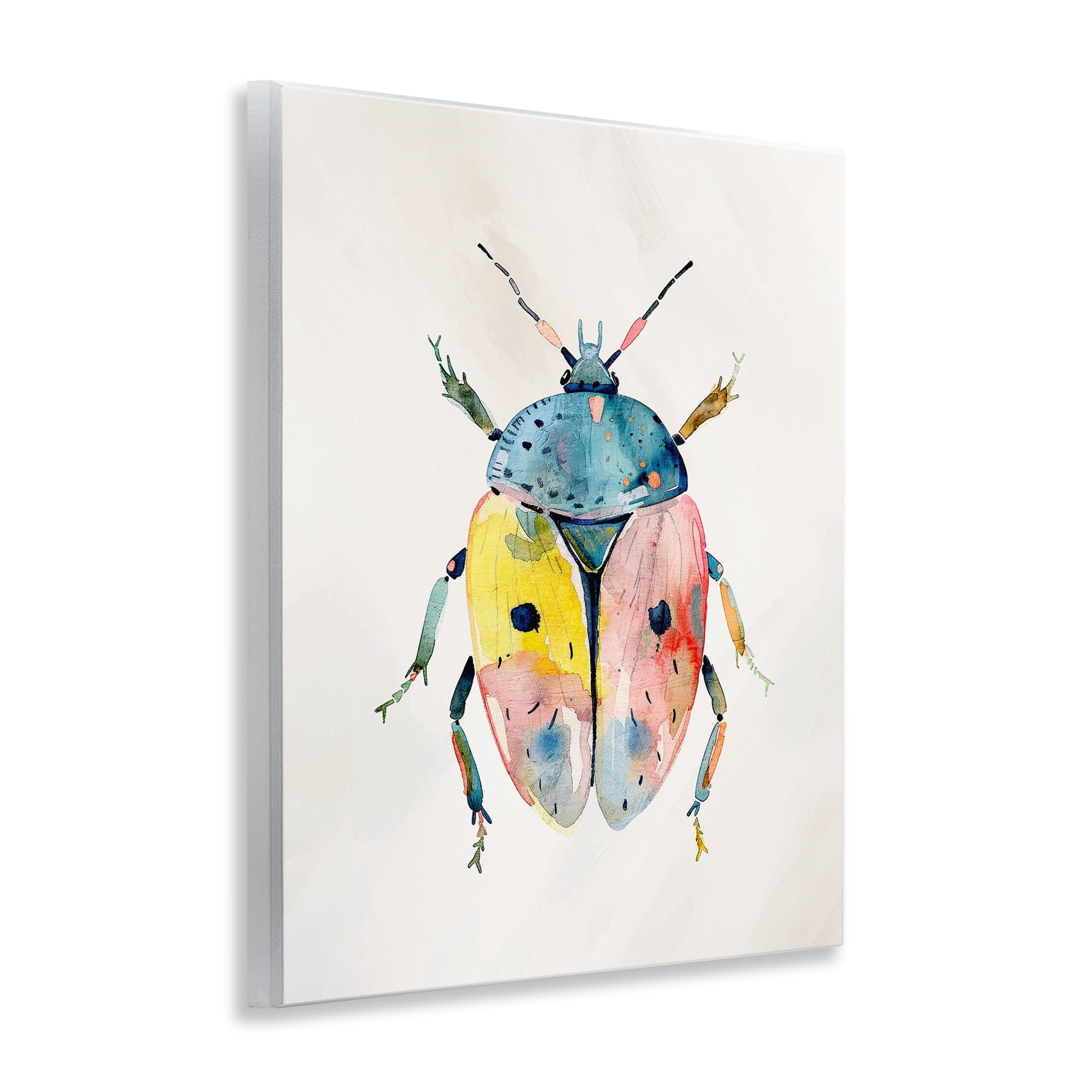 Stupell Industries Whimsical Boho Beetle Wall Plaque Art, design by Kim Allen
