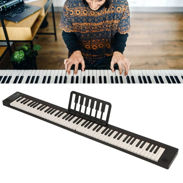 Piano numérique pliable à 88 touches avec pupitre,clavier